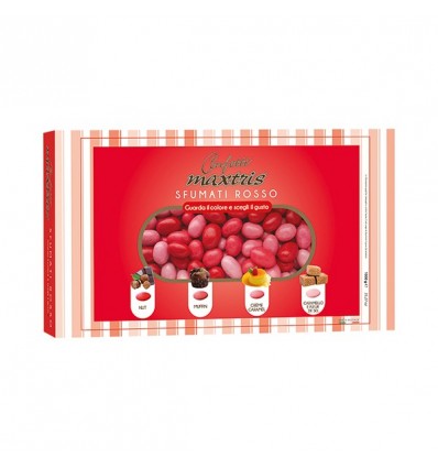 MAXSFURS Confetti SFUMATI ROSSI ciocomandorla maxtris