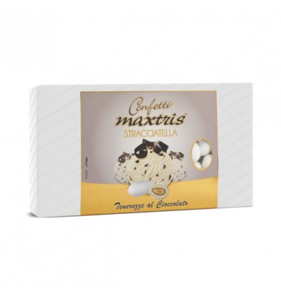 /MAXSTRA Confetti STRACCIATELLA ciocomandorla maxtris BIANCO