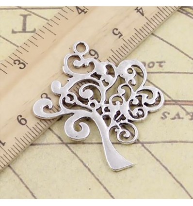 CM-412 Ciondolo ALBERO cm4,2x3,8 metallo