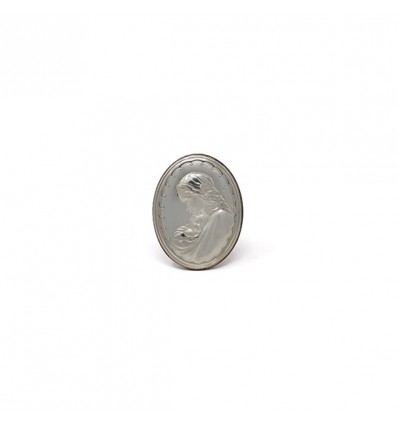 /781-2 Madonna c/bimbo 7x9 ov arg.