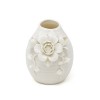 /1101003 Vaso vortice c/fiore porc. h11