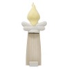 /1206022 Folletto lgn/cer. h36 BCO/GIALLO woody