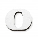 /1130979 Lettera L cm2 legno BIANCO