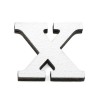 /1130992 Lettera K cm2 legno BIANCO