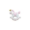 /1240057 Magnete cavallo a dondolo 5x5 ROSA