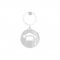 /1251020 Sacchetto 7x5x12 raso c/cuore met. GRIGIO