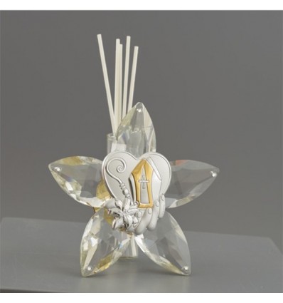 623387 Profumatore fiore crist. d.14 c/CRESIMA