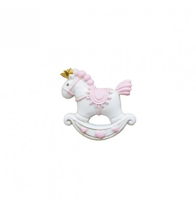 /1240057 Magnete cavallo a dondolo 5x5 ROSA
