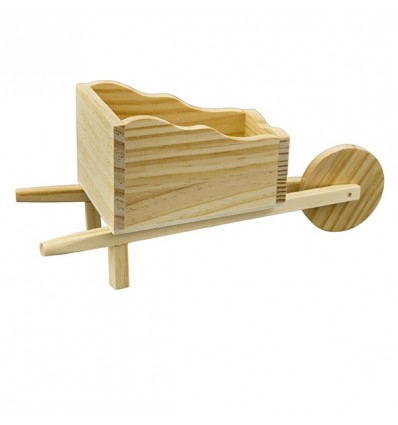 /1322008 Carretto una ruota gde 26x10x11h legno