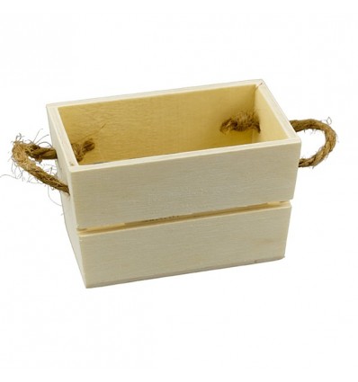 /1330001 Cassettina rett. c/manici picc. 8x5x5h legno