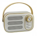 1394006 Radio retro' bluetooth 8x12x6 BIANCO