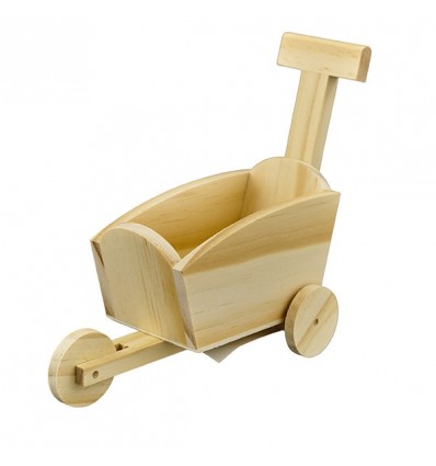 /1322007 Carretto tre ruote picc. 12,5x7x13h legno