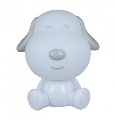 /1420006 Lampada Cagnolino h25,5 BIANCA