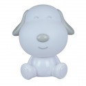 /1420006 Lampada Cagnolino h25,5 BIANCA