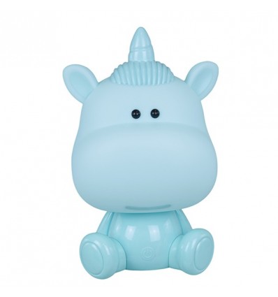 1420010 Lampada Unicorno h30,5 CELESTE