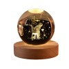 10181203 Globo PRINCIPE led gde h11 vetro base legno c/scat. regalo
