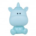 1420010 Lampada Unicorno h30,5 CELESTE