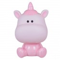 1420011 Lampada Unicorno h30,5 ROSA