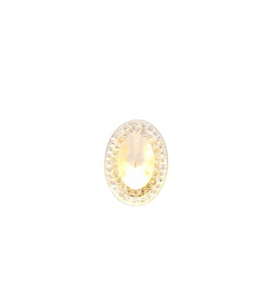 /CK1912 Strass plastica ovale 1.8x1.3 DORATO