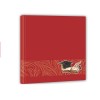 LK242430 Album LAUREA 24x24 30fogli Princeton rosso