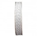 /5432.1015.01 Nastro macrame' mm15x10mt ARGENTO