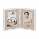 /HV246 Cornice doppia Augusta 2Q 2x10x15 ps legno nat/bco