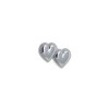9734-ARG Applic. doppi cuori ARGENTO