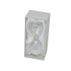TB 1681 Clessidra h16 vetro MADREP. sabbia bianca GIFT BOX