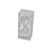 /TB 1680 Clessidra h13 vetro MADREP. sabbia bianca GIFT BOX
