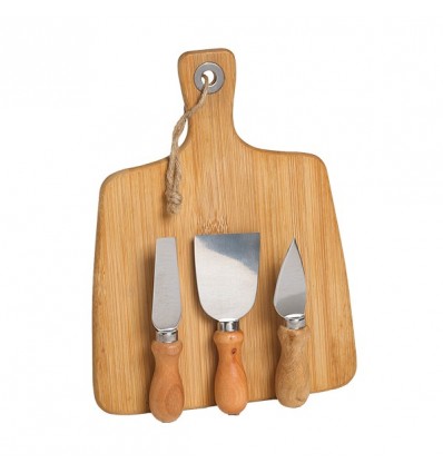/TB 1675 Tagliere bamboo cm26x19 c/3 coltellini