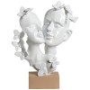 /TB 1779a Statua Amanti farfalle h27,5 bianca GIFT BOX