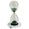 /TB 1791b Clessidra calamita h13 sabbia VERDE base bianca