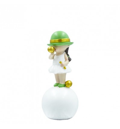 /TB 1740 Ragazza Bubble su palla 7x16 res. bianco/verde