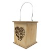 /QLUX18158 Lanterna lgn 17x17x21h cuore c/albero vita