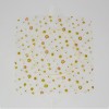 /CK7329-P Fazzoletto dpp organza 24x24 c/margherite PANNA