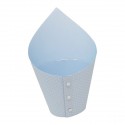 /CONF11/LTBL Cono confettata gde d10,5x23h AZZURRO