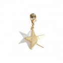 /CHSP/390 Ciondolo doppio STELLA bianco/ORO