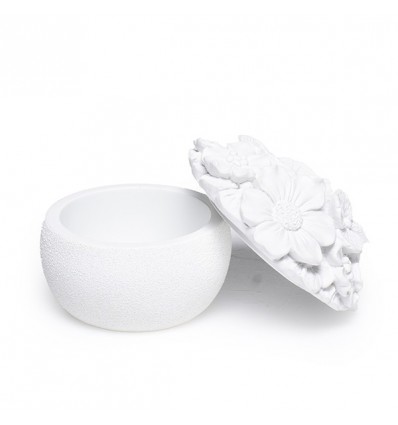 /FR 603 Scatola tda d. 10,4  fiori resina NO SCATOLA