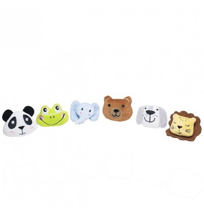 /PET 5 Faccine animali 7x6,5 con magnete 6sogg.ass.