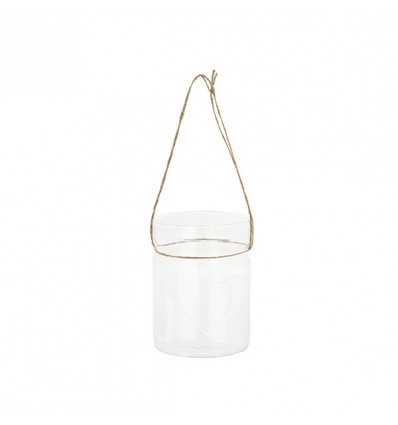 /71733M Vasetto d12x16h c/cuore da append.