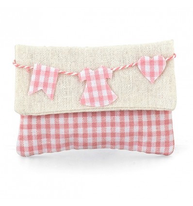 /27626 Busta 11,5x8,5 baby shower ROSA