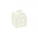/15044C Scatola lanterna 5,5x5,5x6 c/trasp. tela bianco