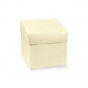 13294C Astuccio cm25x25x30 f.do+cop. SETA AVORIO (PAP 20)
