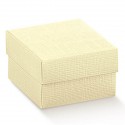 14134C Astuccio cm22x22x6 f.do+cop. SETA AVORIO