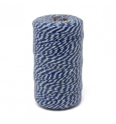 /2833-07 Cord.bicolore mm2x100mt BLUE/BIANCO