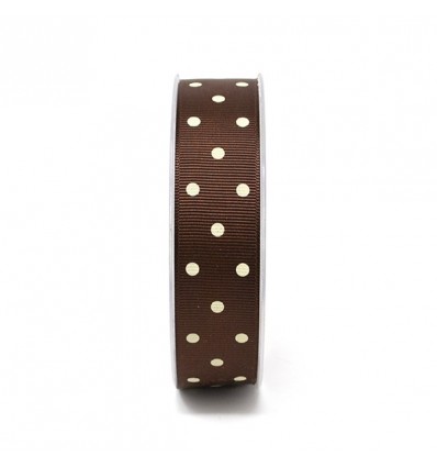 /2394-39 N.canete' pois mm25x20mt MARRONE