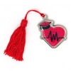 /MZ 1446/N Pendente CUORE c/nappa ROSSA laurea