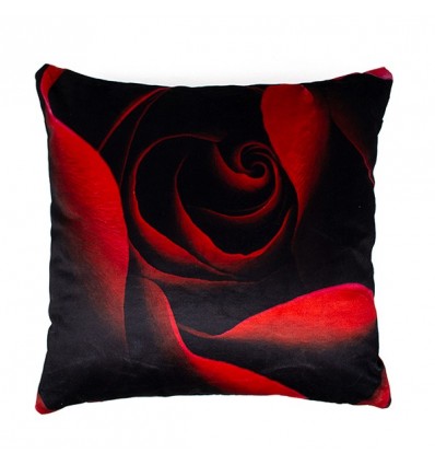 /B1962-9 Cuscino c/imb.40x40 microfibra ROSA ROSSA