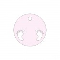 FFTAG0060 Tag t.do d.4,5 piedini traf. ROSA (conf.240pz)