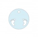 FFTAG0059 Tag t.do d.4,5 piedini traf. CIELO (conf.240pz)